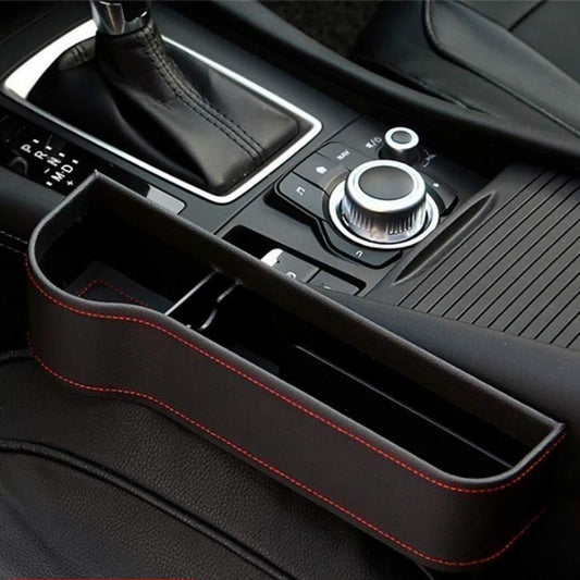 DriveEase™ Premium PU Leather Car Seat Gap Organizer Pack of 2