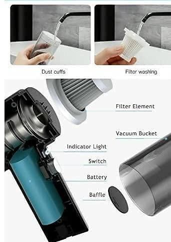 DustBlaster™ Portable Handheld Air Duster Wireless Vacuum Cleaner