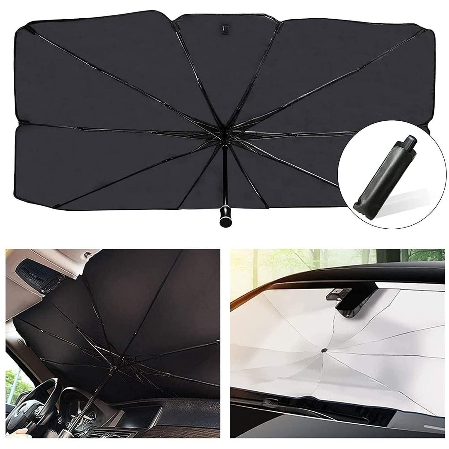 CoolBreeze™ Car Sun Shade Umbrella