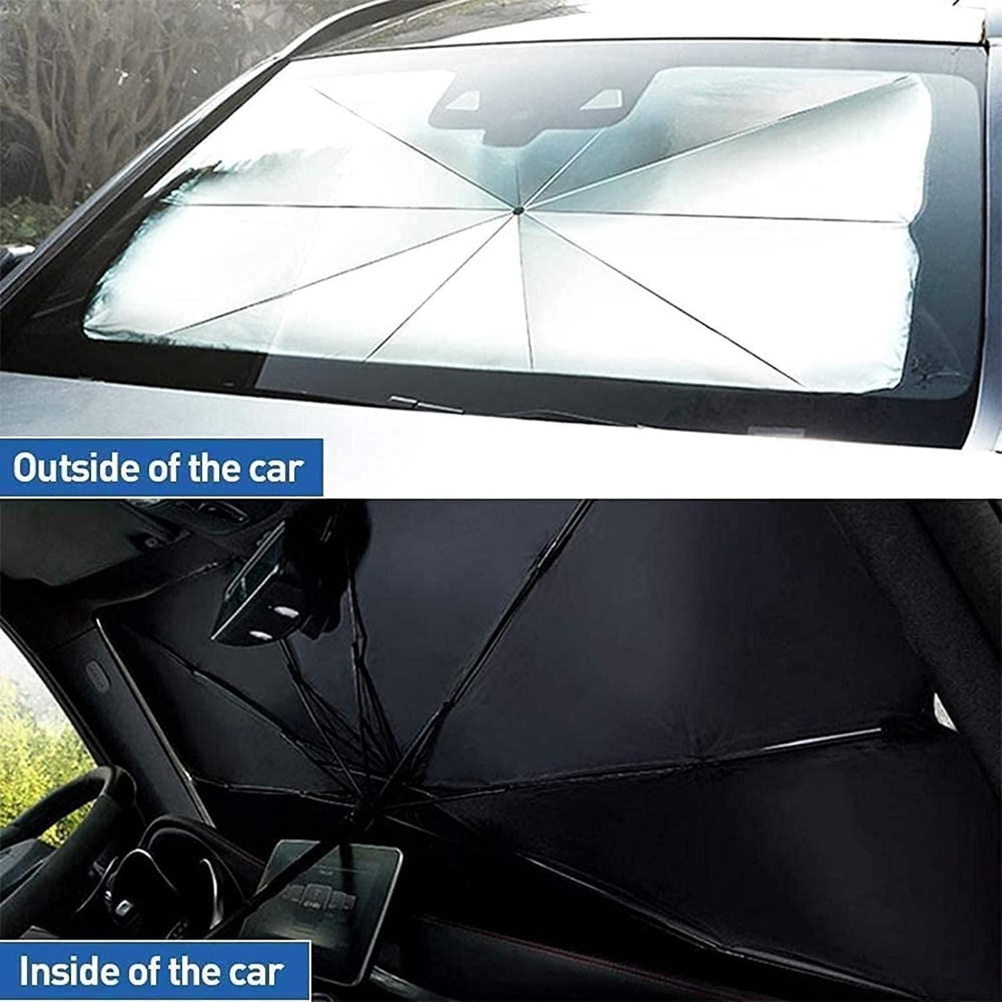 CoolBreeze™ Car Sun Shade Umbrella