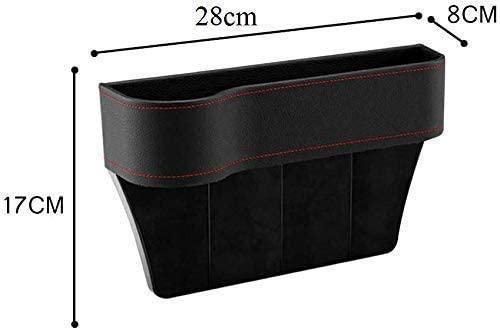 DriveEase™ Premium PU Leather Car Seat Gap Organizer Pack of 2